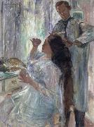 Lovis Corinth, charlotte corinth at her dressing table